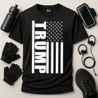 Donald Trump Simple Flag Cooling Performance Crew T-Shirt