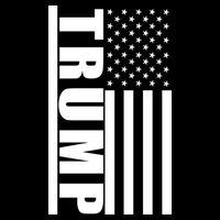 Donald Trump Simple Flag Cooling Performance Crew T-Shirt