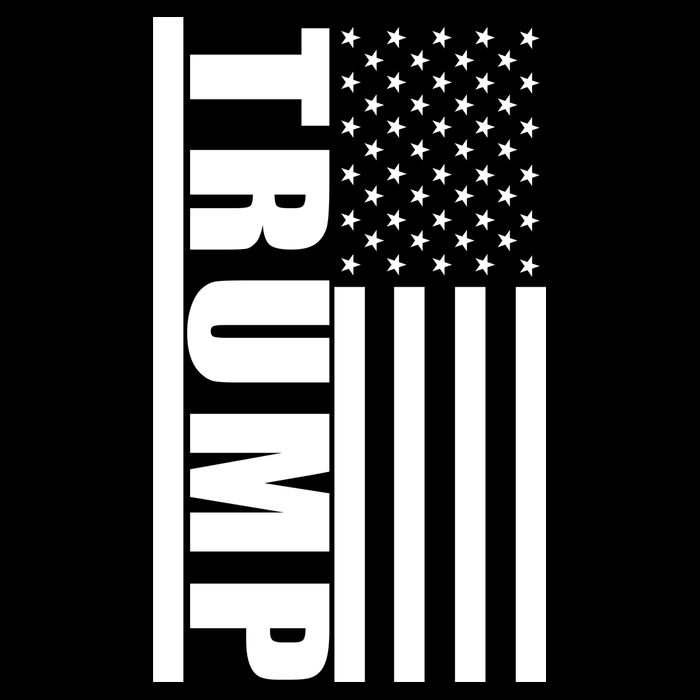 Donald Trump Simple Flag Cooling Performance Crew T-Shirt