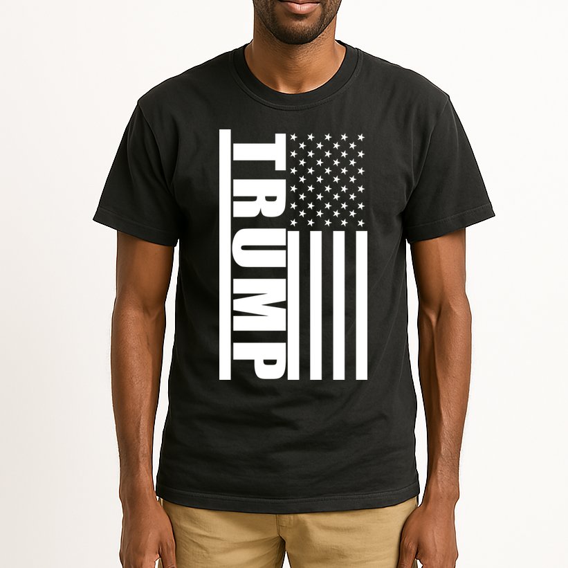 Donald Trump Simple Flag Tall T-Shirt