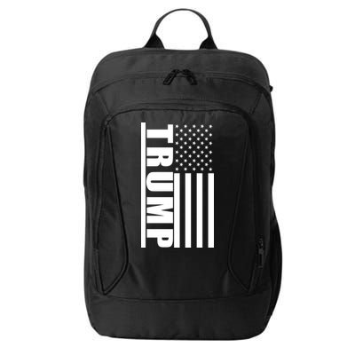 Donald Trump Simple Flag City Backpack