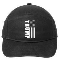 Donald Trump Simple Flag 7-Panel Snapback Hat