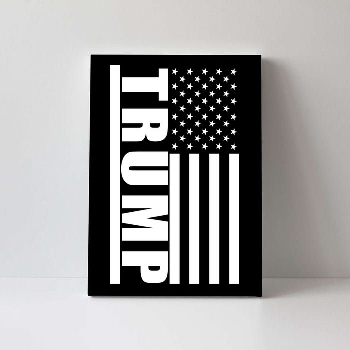 Donald Trump Simple Flag Canvas