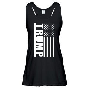 Donald Trump Simple Flag Ladies Essential Flowy Tank