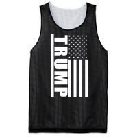 Donald Trump Simple Flag Mesh Reversible Basketball Jersey Tank