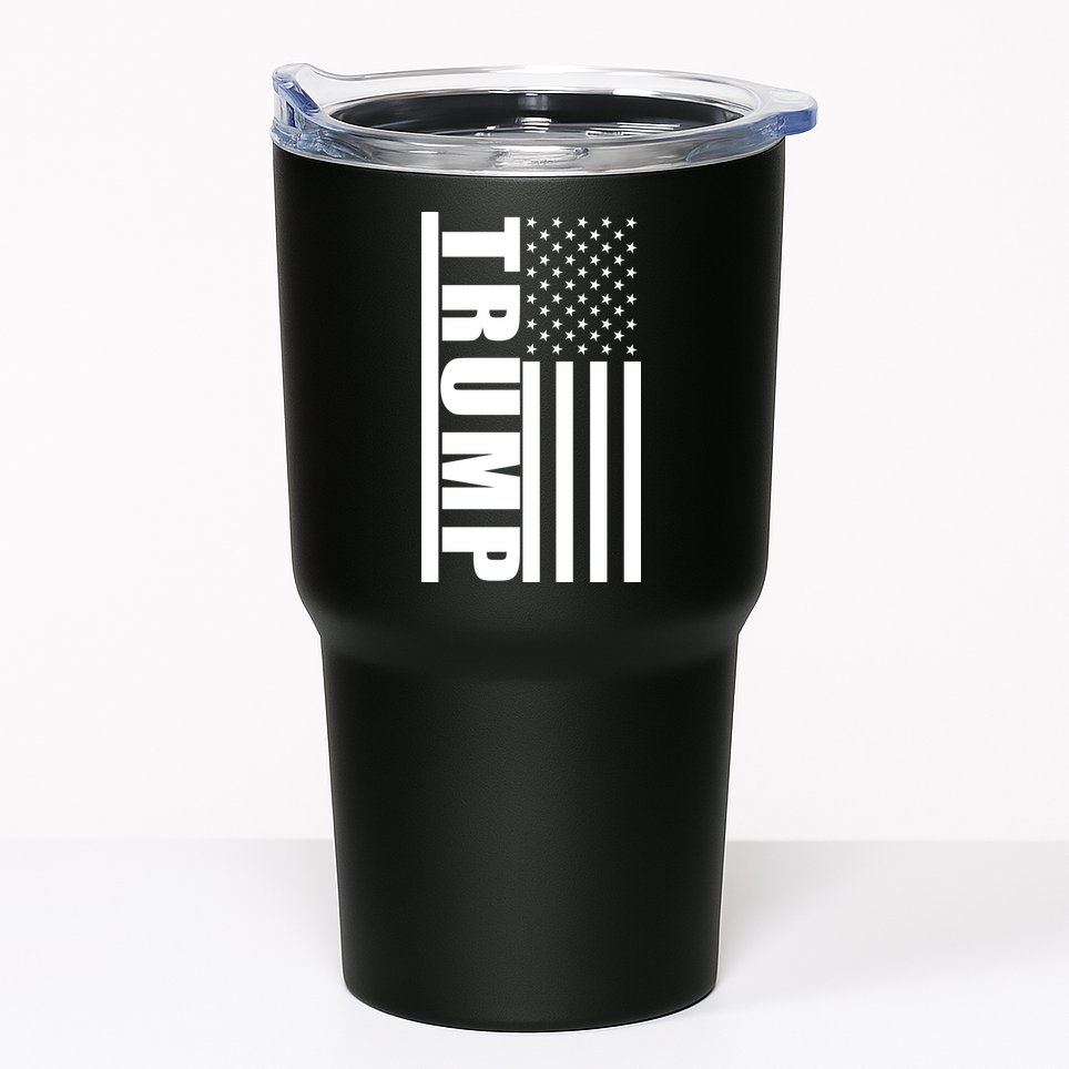 Donald Trump Simple Flag Tumbler
