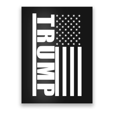 Donald Trump Simple Flag Poster