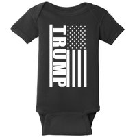 Donald Trump Simple Flag Baby Bodysuit