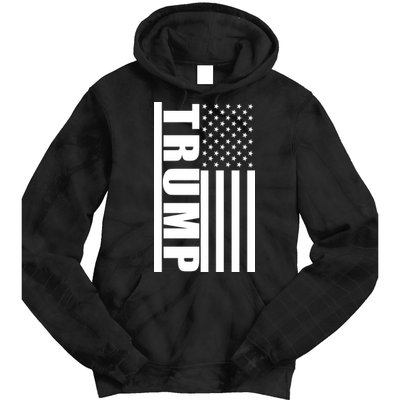 Donald Trump Simple Flag Tie Dye Hoodie