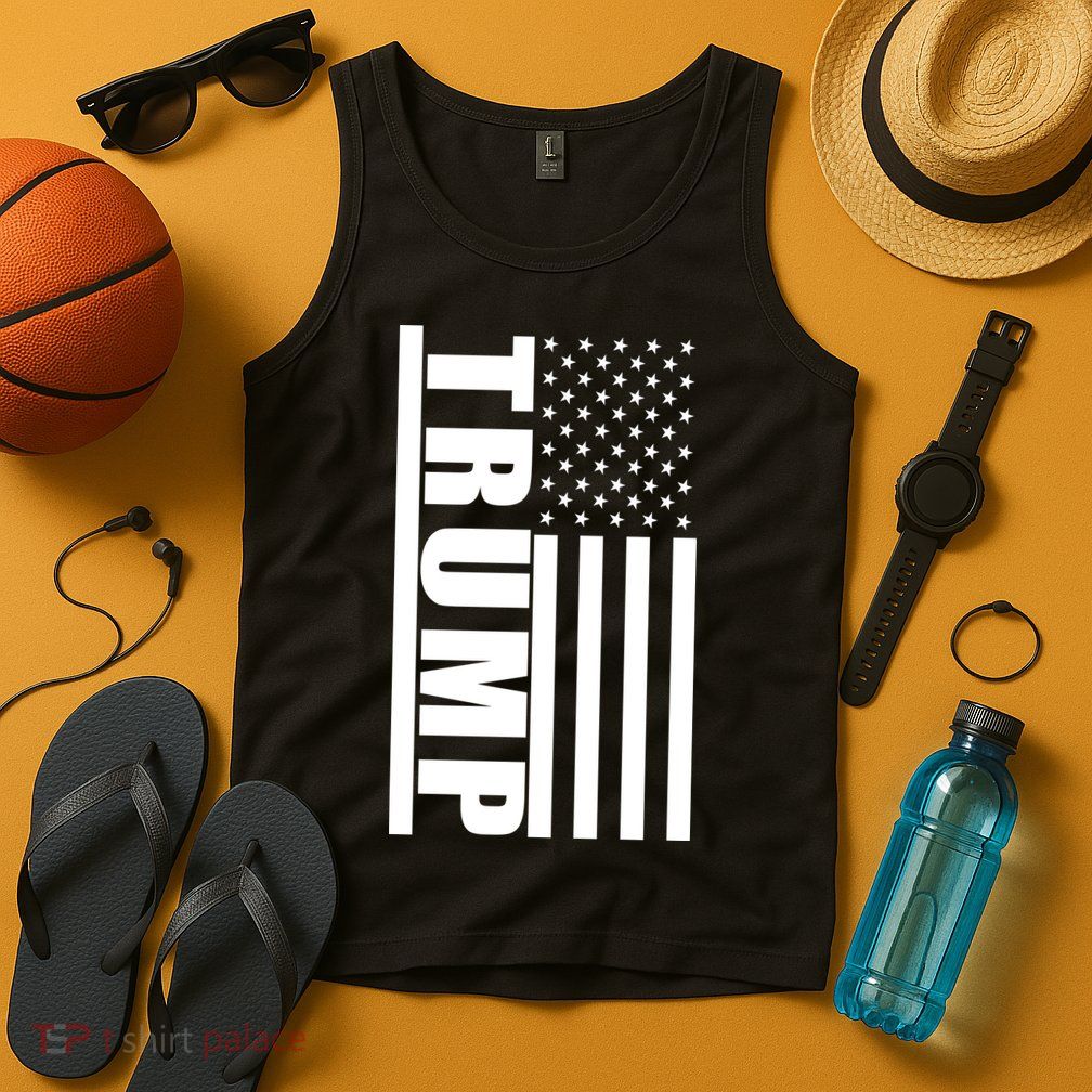 Donald Trump Simple Flag Tank Top