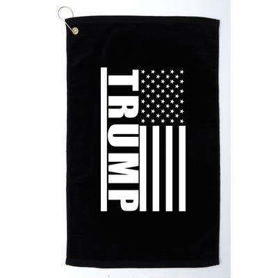 Donald Trump Simple Flag Platinum Collection Golf Towel