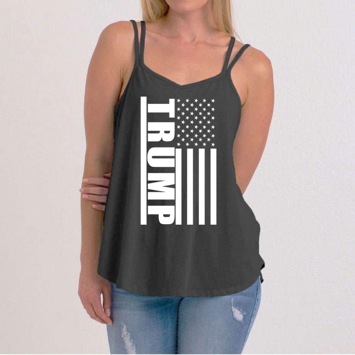 Donald Trump Simple Flag Women's Strappy Tank