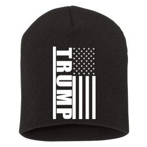 Donald Trump Simple Flag Short Acrylic Beanie