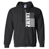 Donald Trump Simple Flag Full Zip Hoodie