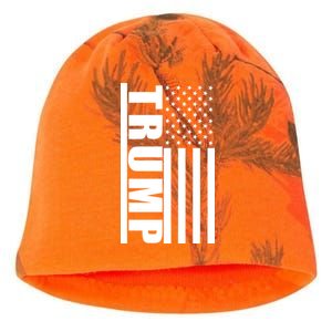 Donald Trump Simple Flag Kati - Camo Knit Beanie