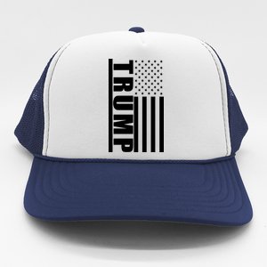 Donald Trump Simple Flag Trucker Hat