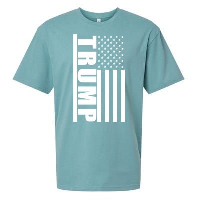 Donald Trump Simple Flag Sueded Cloud Jersey T-Shirt