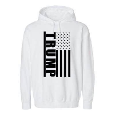 Donald Trump Simple Flag Garment-Dyed Fleece Hoodie