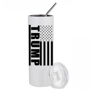 Donald Trump Simple Flag Stainless Steel Tumbler