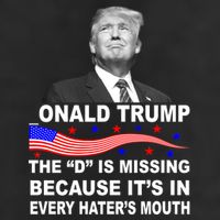Donald Trump The D Is Missing In Haters Mouth Hat