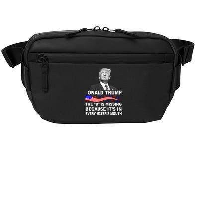 Donald Trump The D Is Missing In Haters Mouth Crossbody Pack