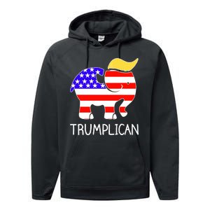 Donald Trump Trumplican 2020 Election Performance Fleece Hoodie