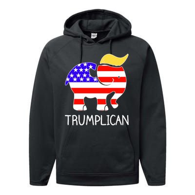 Donald Trump Trumplican 2020 Election Performance Fleece Hoodie