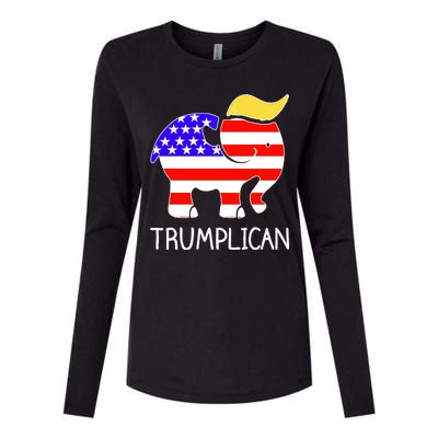 Donald Trump Trumplican 2020 Election Womens Cotton Relaxed Long Sleeve T-Shirt