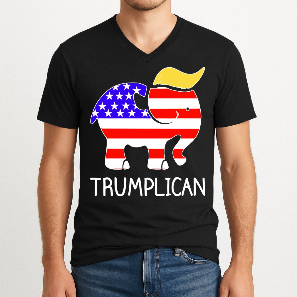 Donald Trump Trumplican 2020 Election V-Neck T-Shirt