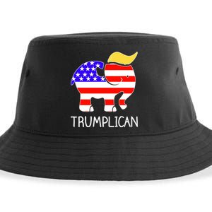 Donald Trump Trumplican 2020 Election Sustainable Bucket Hat