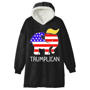 Donald Trump Trumplican 2020 Election Hooded Wearable Blanket