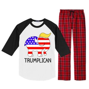 Donald Trump Trumplican 2020 Election Raglan Sleeve Pajama Set