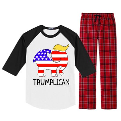 Donald Trump Trumplican 2020 Election Raglan Sleeve Pajama Set