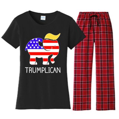 Donald Trump Trumplican 2020 Election Women's Flannel Pajama Set