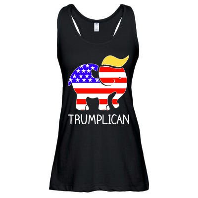 Donald Trump Trumplican 2020 Election Ladies Essential Flowy Tank