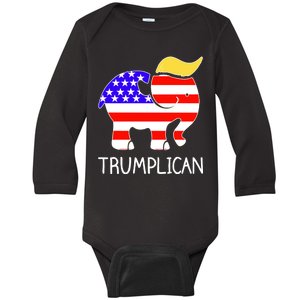 Donald Trump Trumplican 2020 Election Baby Long Sleeve Bodysuit