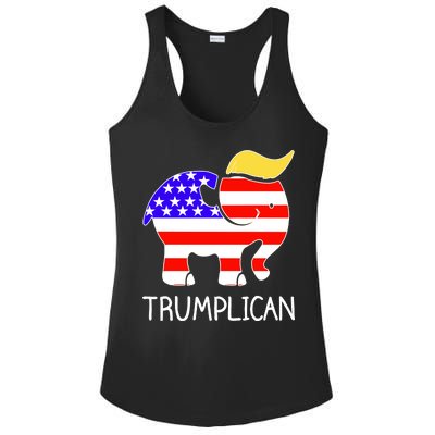 Donald Trump Trumplican 2020 Election Ladies PosiCharge Competitor Racerback Tank