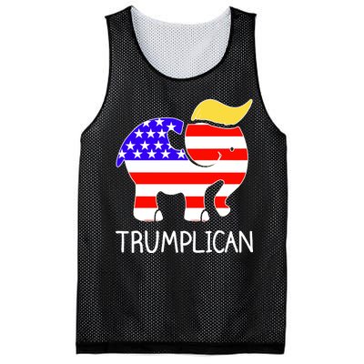 Donald Trump Trumplican 2020 Election Mesh Reversible Basketball Jersey Tank