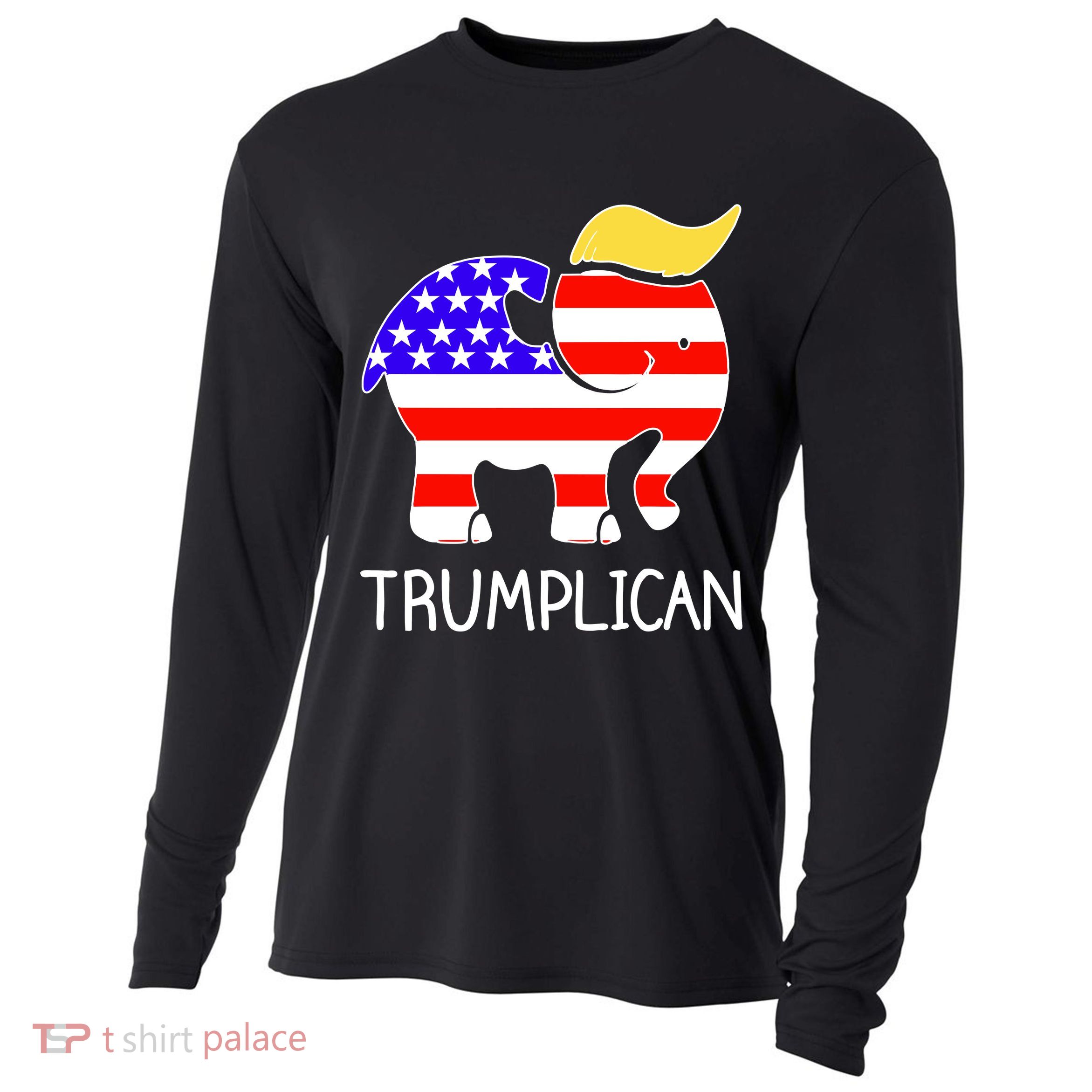 Donald Trump Trumplican 2020 Election Cooling Performance Long Sleeve Crew
