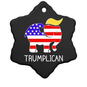 Donald Trump Trumplican 2020 Election Ceramic Star Ornament