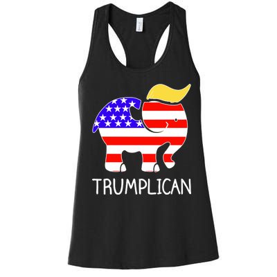 Donald Trump Trumplican 2020 Election Women's Racerback Tank