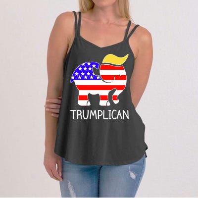 Donald Trump Trumplican 2020 Election Women's Strappy Tank