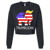 Donald Trump Trumplican 2020 Election Cropped Pullover Crew