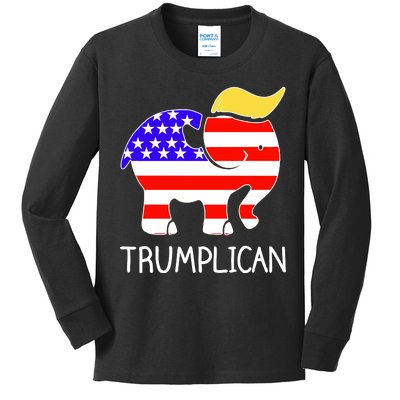 Donald Trump Trumplican 2020 Election Kids Long Sleeve Shirt