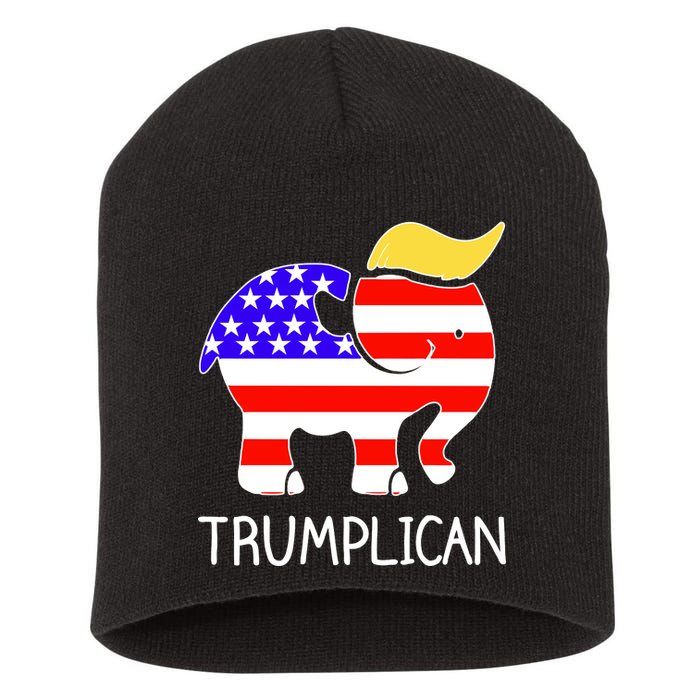 Donald Trump Trumplican 2020 Election Short Acrylic Beanie