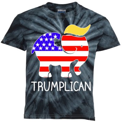 Donald Trump Trumplican 2020 Election Kids Tie-Dye T-Shirt