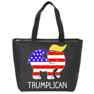 Donald Trump Trumplican 2020 Election Zip Tote Bag