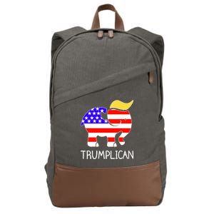 Donald Trump Trumplican 2020 Election Cotton Canvas Backpack