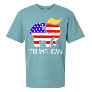 Donald Trump Trumplican 2020 Election Sueded Cloud Jersey T-Shirt