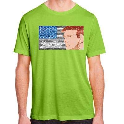 Donald Trump United States Flag Abstract President Adult ChromaSoft Performance T-Shirt